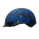 RHD200V Flat By Blue Half Helmet Side View