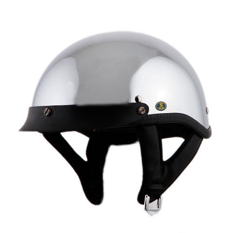 Rodia RHD200 Half Motorcycle Helmet (Chrome) – XPowerDepot