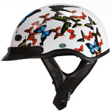 Rodia RHD200V Half Helmet (Pearl Butterfly)