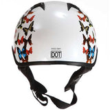 Rodia RHD200V Half Helmet (Pearl Butterfly)