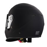 Champion R76 Youth Full Face Auto Racing Helmet with Extra Size Pads  for S, M, & L (Flat Black)