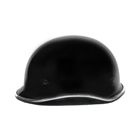 RHD102 Polo Black Half Helmet Side View