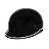 RHD102 Polo Black Half Helmet Perspective View