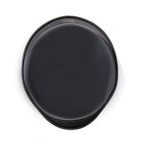 RHD103 German Flat Black Half Helmet Top View