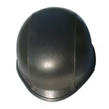 RHD103 German Leather Half Helmet Top View