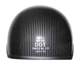 Rodia RHD200 Half Motorcycle Helmet (Carbon Graphic)