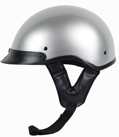 Rodia RHD200 Half Motorcycle Helmet (Silver)