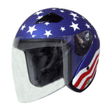 Rodia RK5 Flip Shield Scooter Helmet (Star & Stripe)