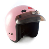 Rodia RMT-10 DOT Open Face Motorcycle Helmet (Pink)