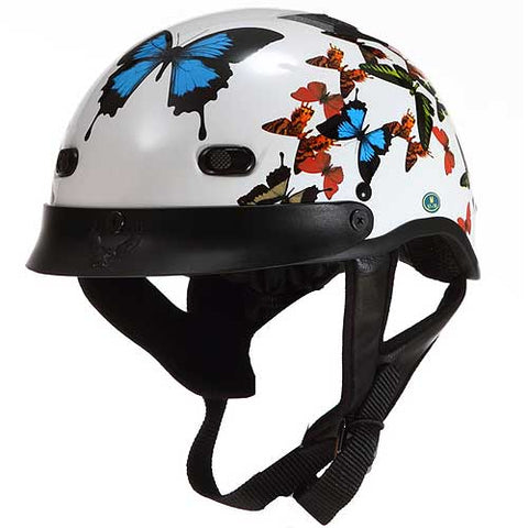 Rodia RHD200V Half Helmet (Pearl Butterfly)